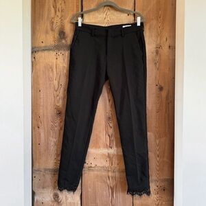 Sz 27 Revolve Reiko Lizzy Lace Pant In Black GUC